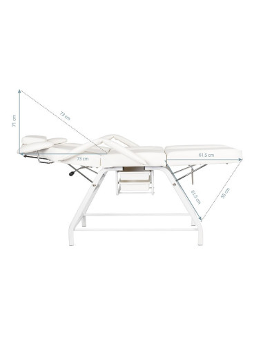 Chaise de traitement pour cils ivette blanc 