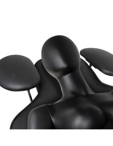Ivette black eyelash care chair