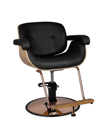 Fauteuil de coiffure venise noir 