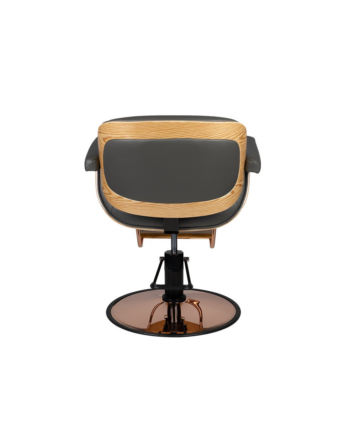  Fauteuil de coiffure tuluza noir bois 