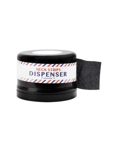 Pudełko na kołnierz papierrowy fryzjerski - czarne 