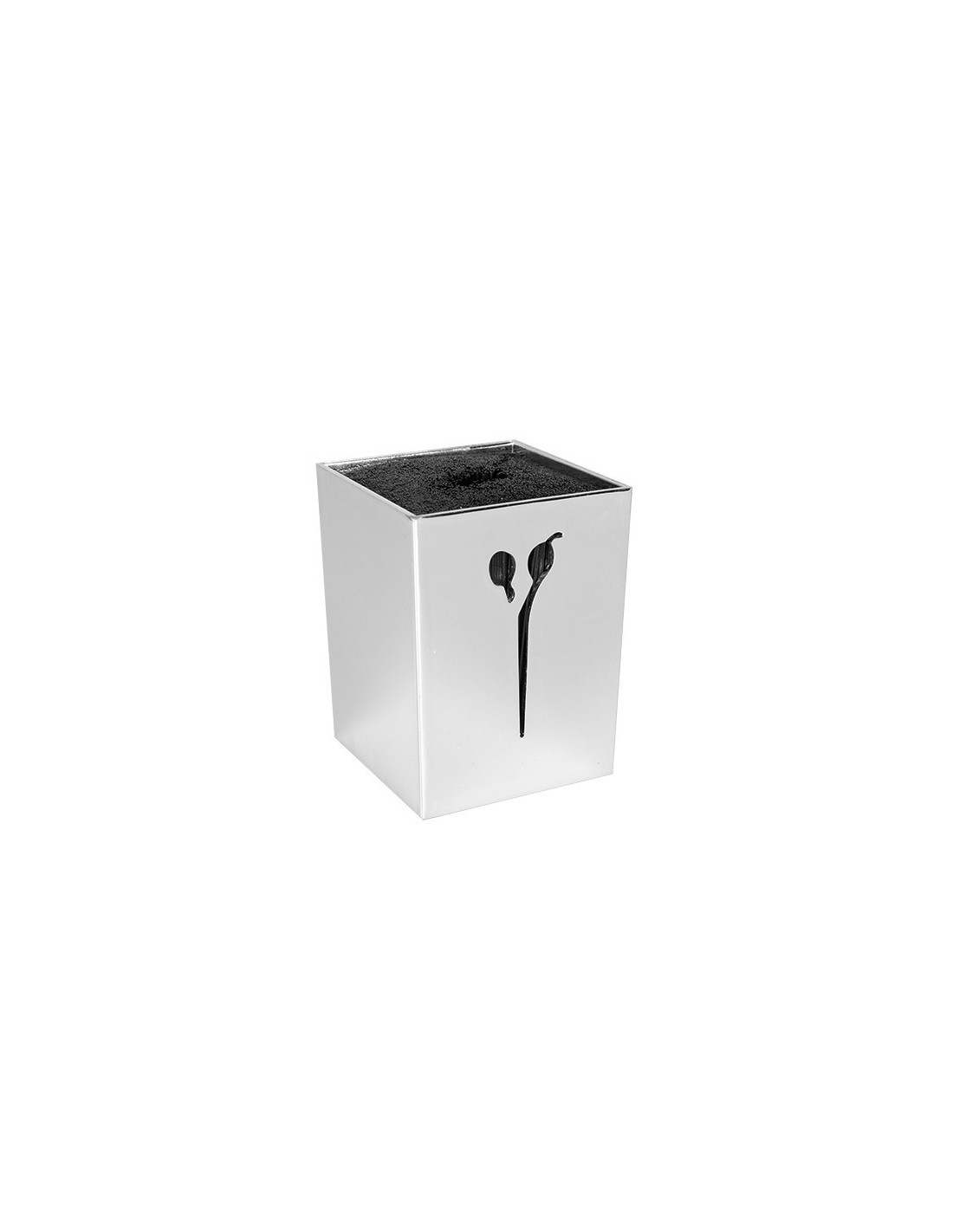 Silver hairdressing scissors holder set of 2