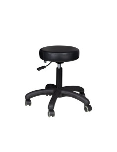 Tabouret a roulette noir tatouage am-303-2