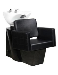 Vassoio per shampoo Ankara in bianco e nero