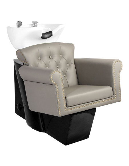 Berlin grey padded shampoo basin