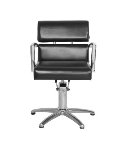 Brussels black hairdressing chair {attributes}