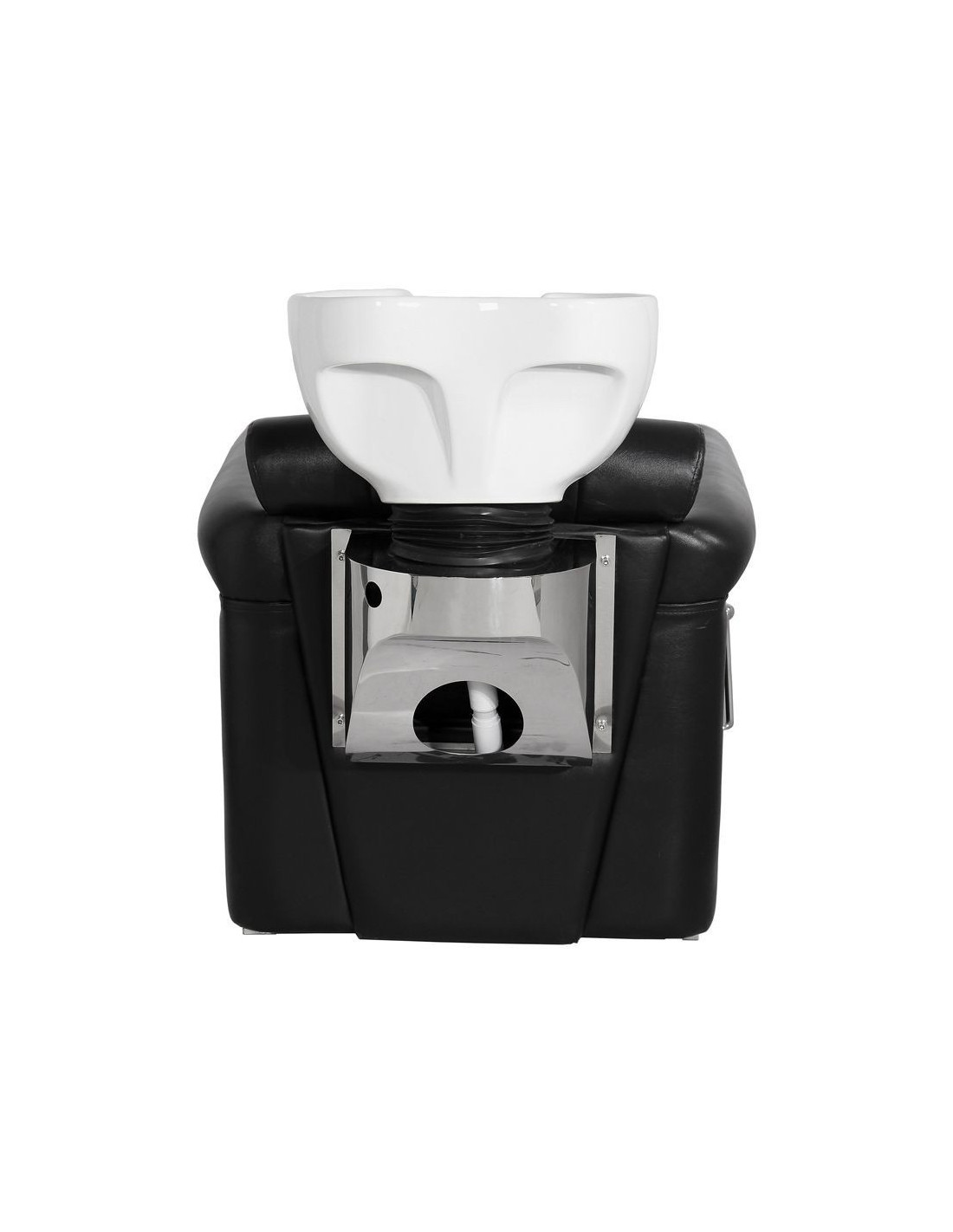 Berlin padded Shampoo unit with black leg rest 