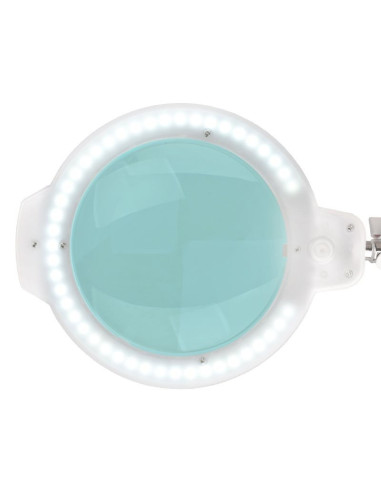 Lupa led moonlight 8012/5" bianco per piano di lavoro 