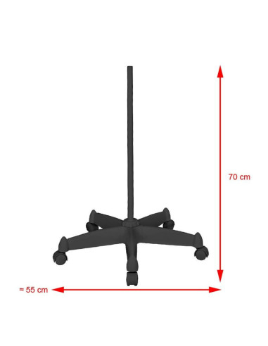 Lupa led maanlicht 8012/5" zwarte lamp met statief 