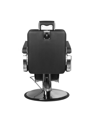 Silla de barbero negra Paulo