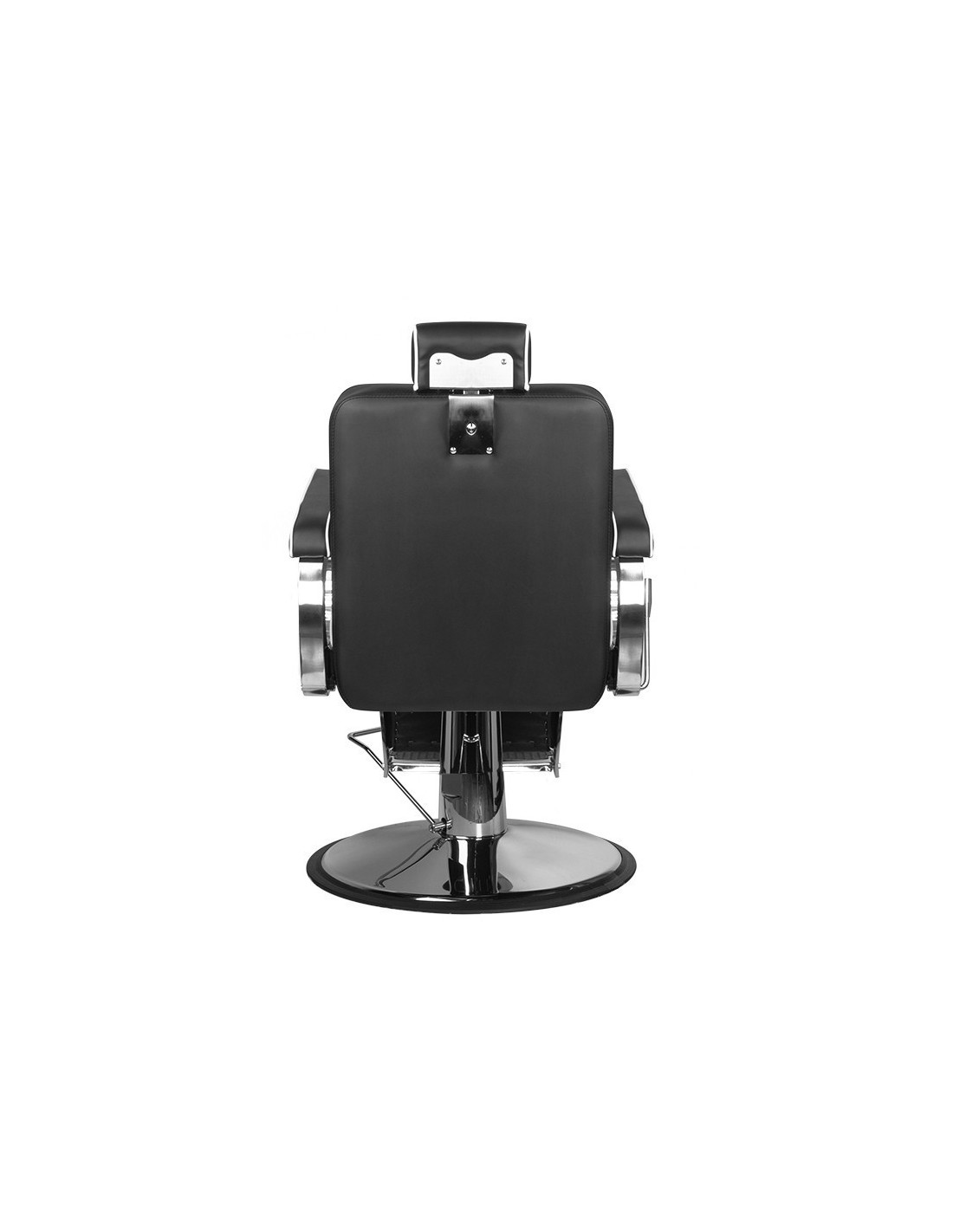 Silla de barbero negra Paulo