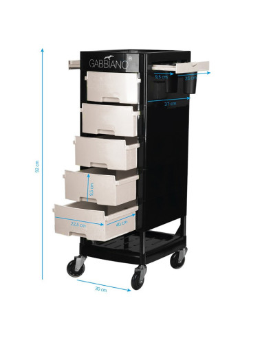 V18 Hairdressing, Coloring and Storage Trolley