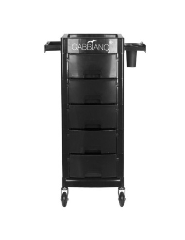 GABBIANO HAIRDRESSER CHARIOT FT65-A BLACK 