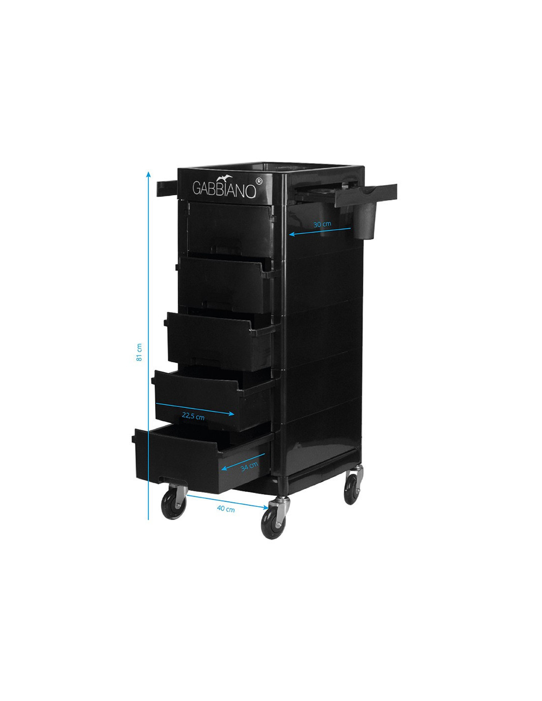 Carrello da parrucchiere per colorare e conservare-125877 