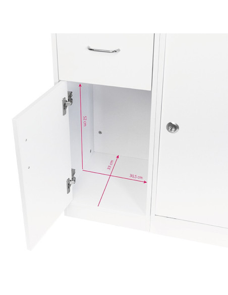 Jonak balie kantoorbalie met vitrine 