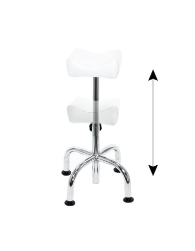 Kruk met wielen 104606 Kruk met wielen am-5012c wit