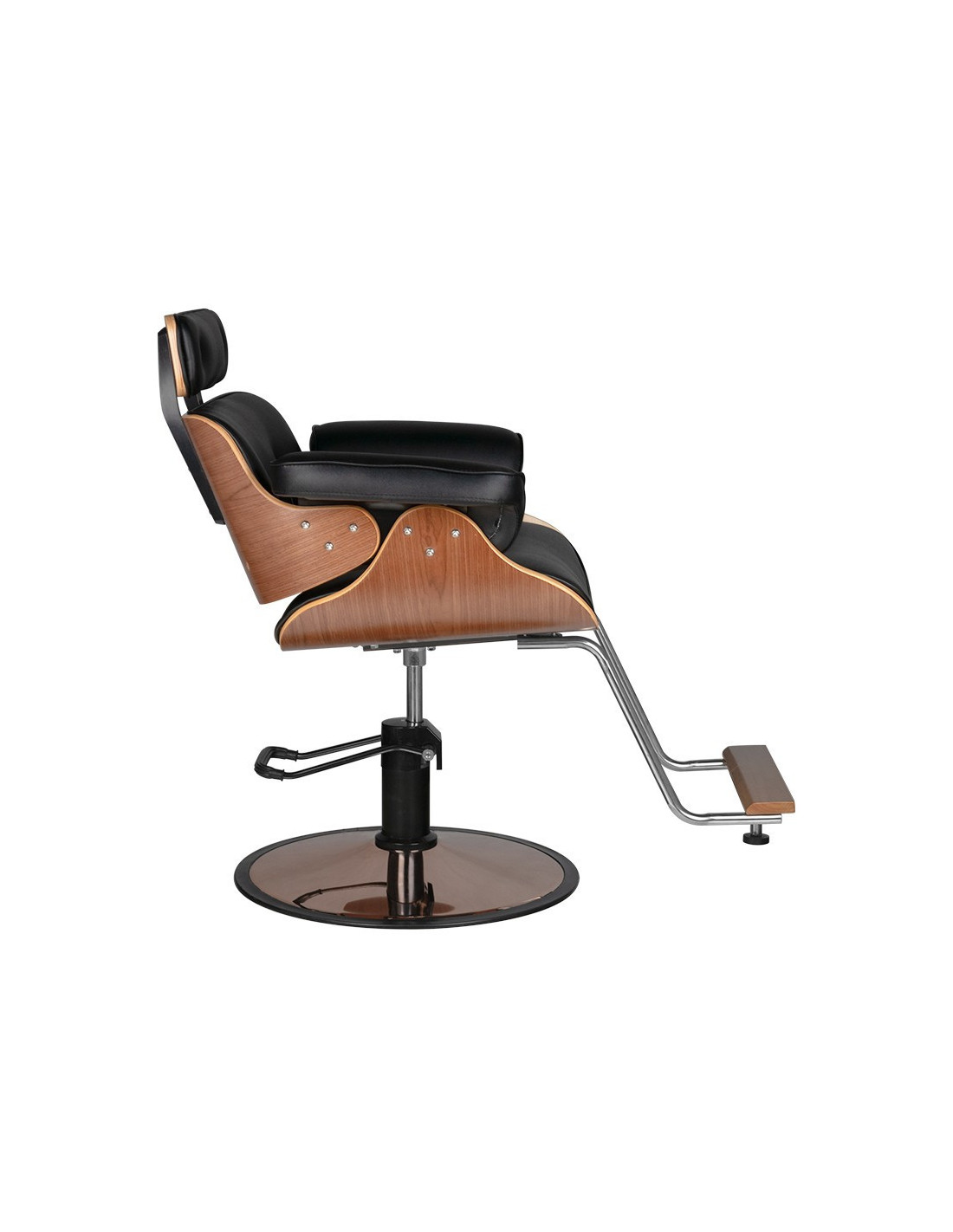 Florence black walnut hairdressing chair