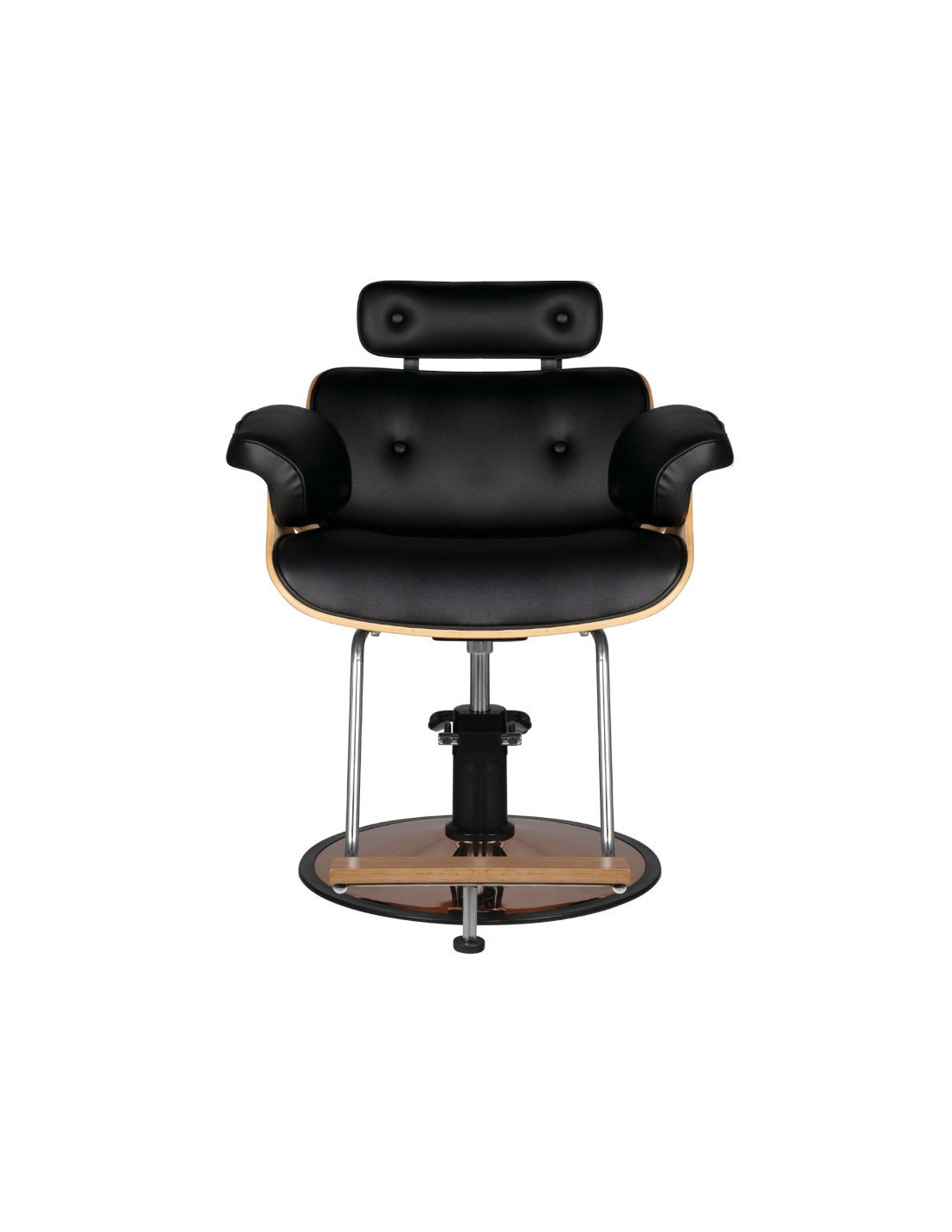  Fauteuil de coiffure florence noyer noir 