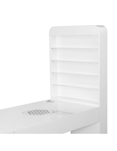 Manicure Tables 132080 COSMETIC DESK 310 WHITE LEFT