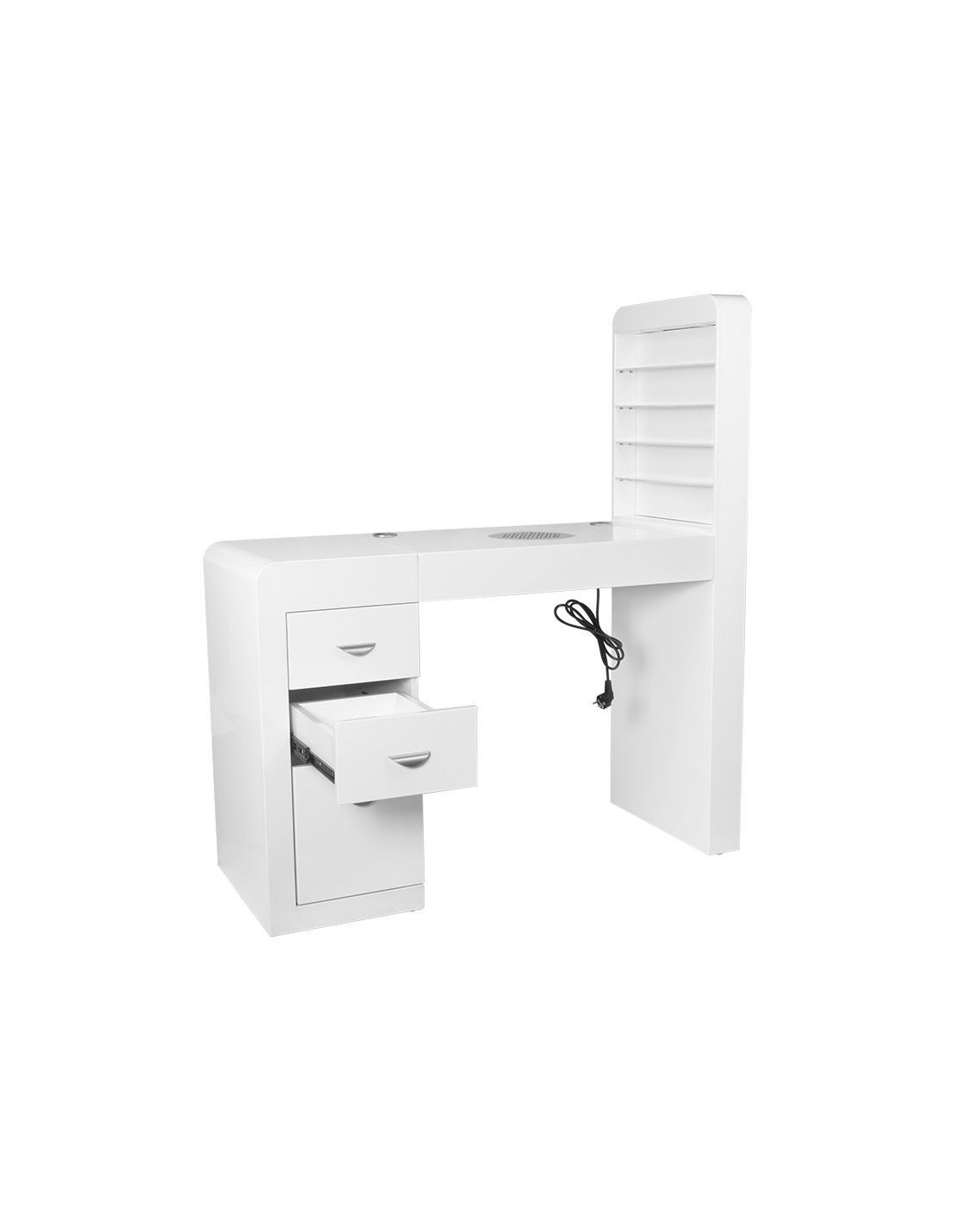 Manicure Tables 132080 COSMETIC DESK 310 WHITE LEFT