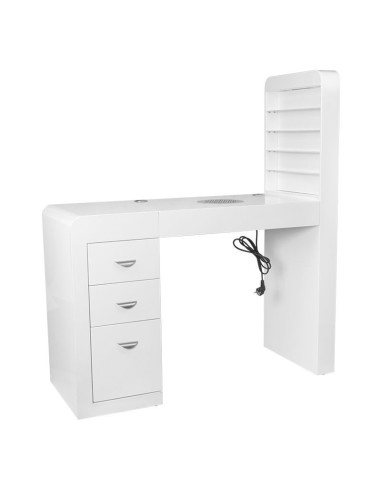 Manicure Tables 132080 COSMETIC DESK 310 WHITE LEFT
