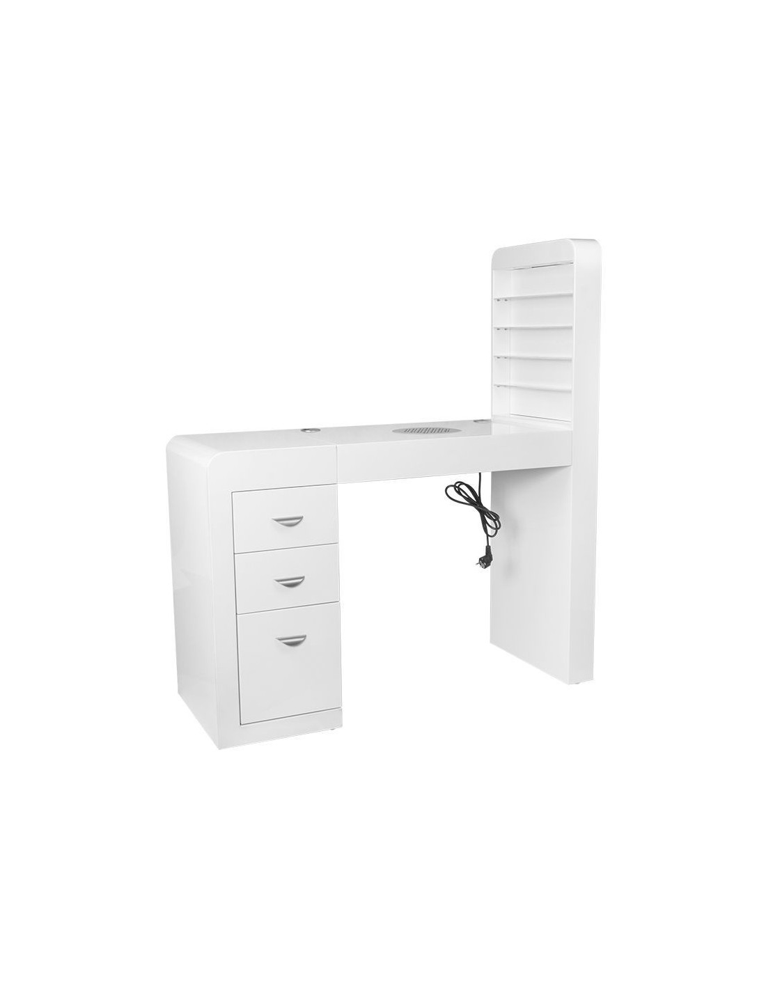 Manicure Tables 132080 COSMETIC DESK 310 WHITE LEFT