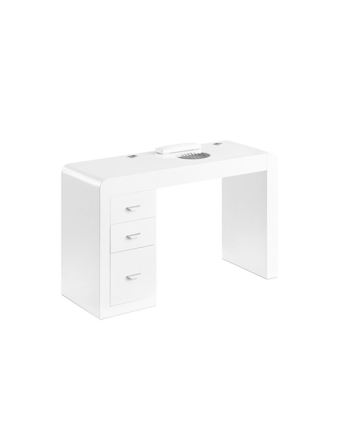 Mesas de manicura 132081 Mesa de manicura Giulia con aspiradora blanca