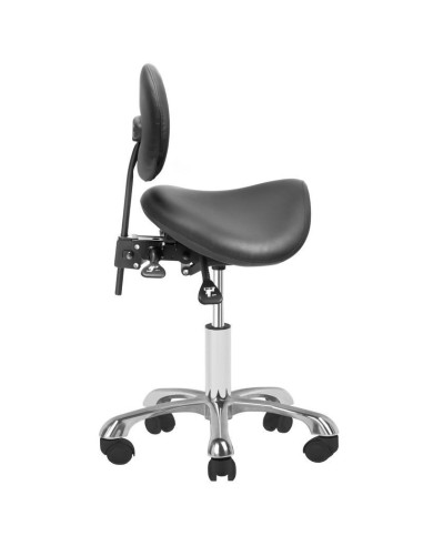 Banco com rodas OR AM-830 PRETO