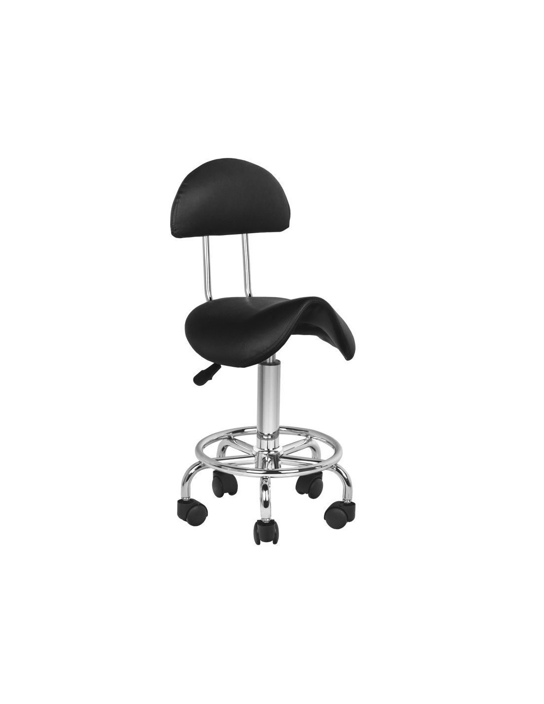 Tabouret à roulettes 6001 NOIR