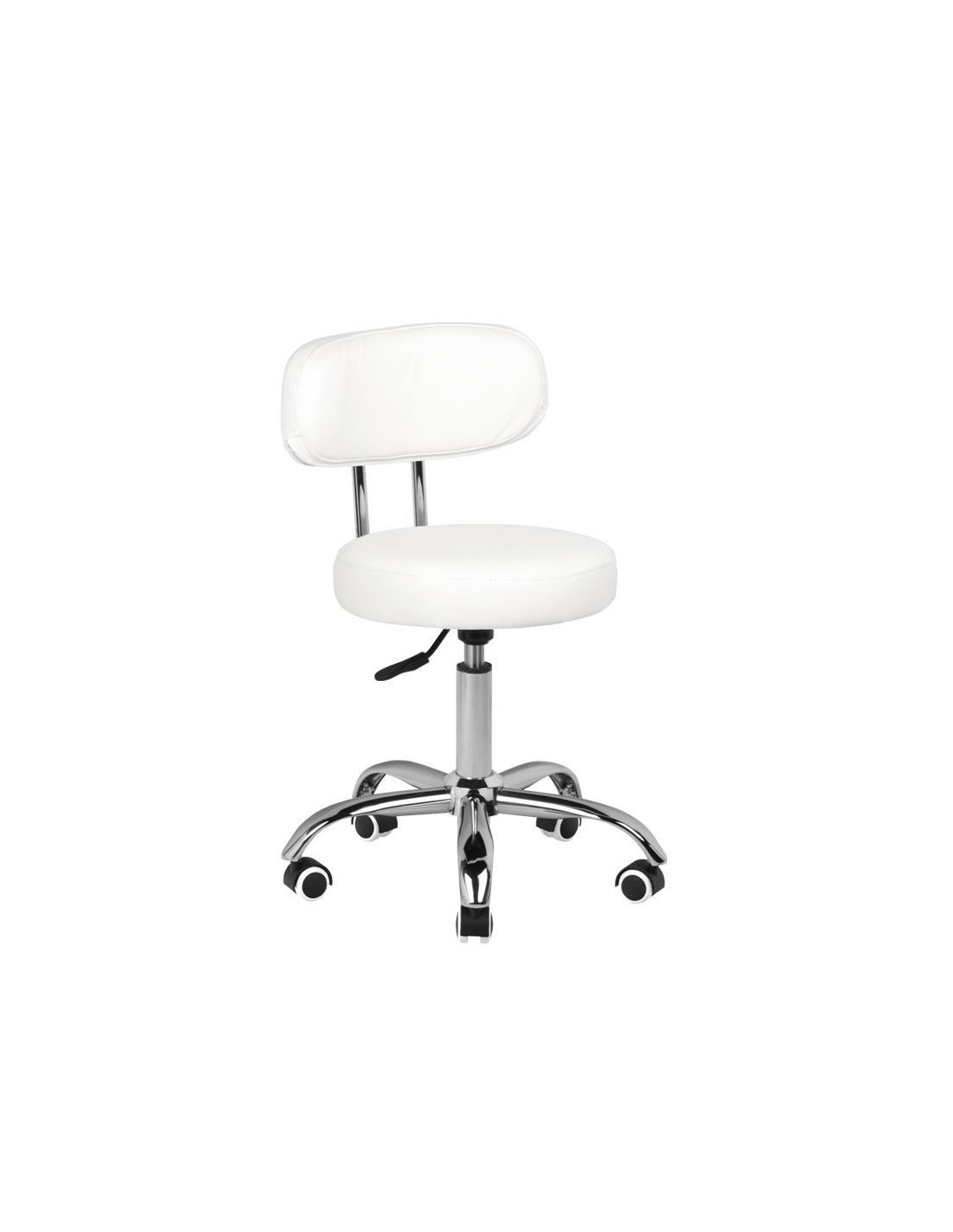 Tabouret à roulettesA-007 BLANC