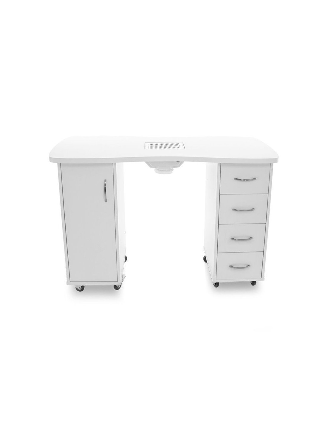 Table manucure valentina blanc avec aspirateur 