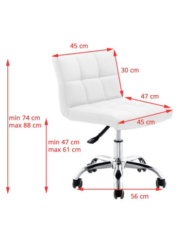 Associate Article 109188 COSMETIC CHAIR A-5299 WHITE