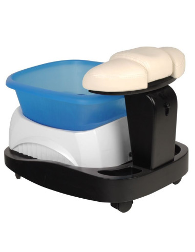 Pediküre-Fußbadewanne 109655 Pedikürewanne H123 plus Wagen