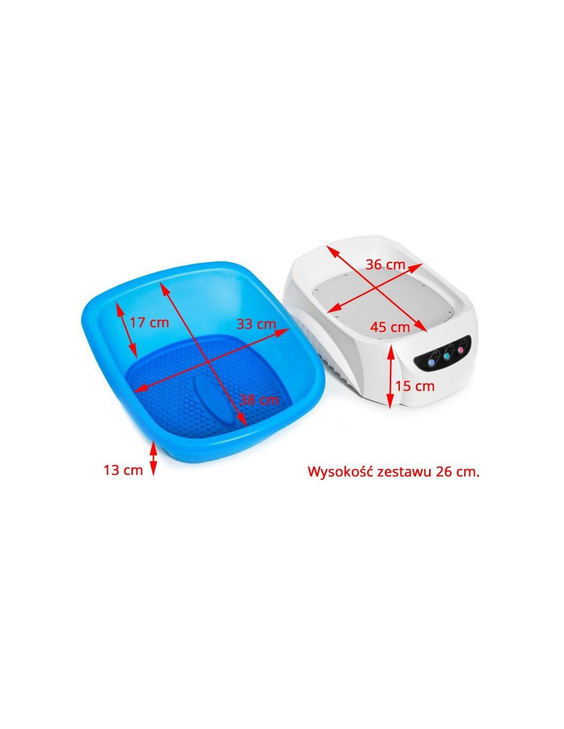 Bassine bain pieds pédicure  109655 Bassine pédicure H123 plus chariot