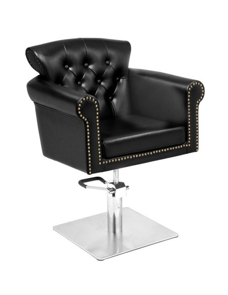 Fauteuil de coiffure berlin noir 