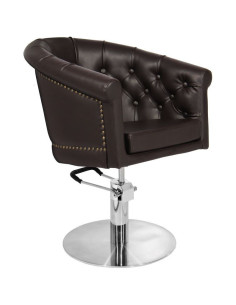 London brown hairdressing chair
