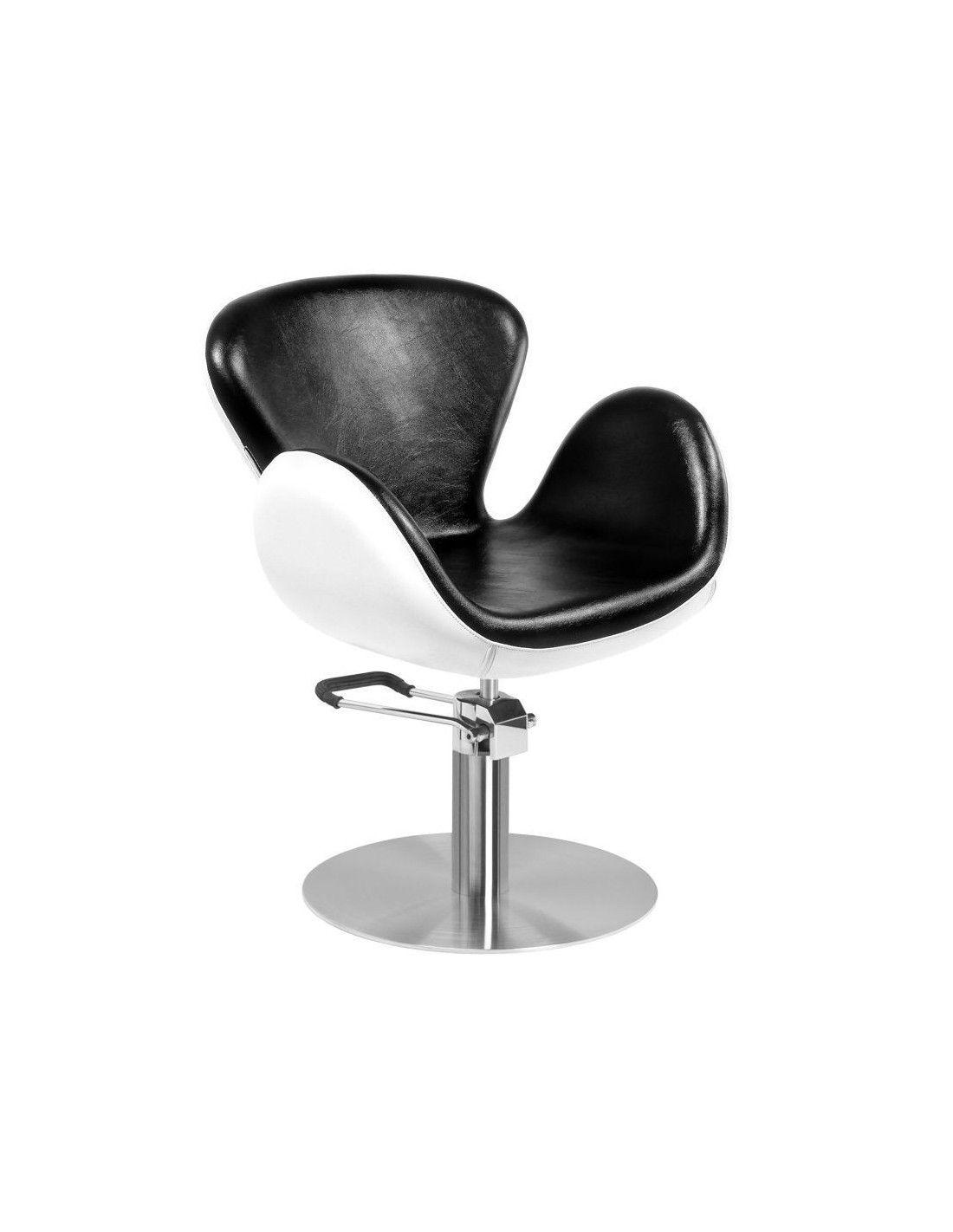  Fauteuil de coiffure amsterdam noir blanc 