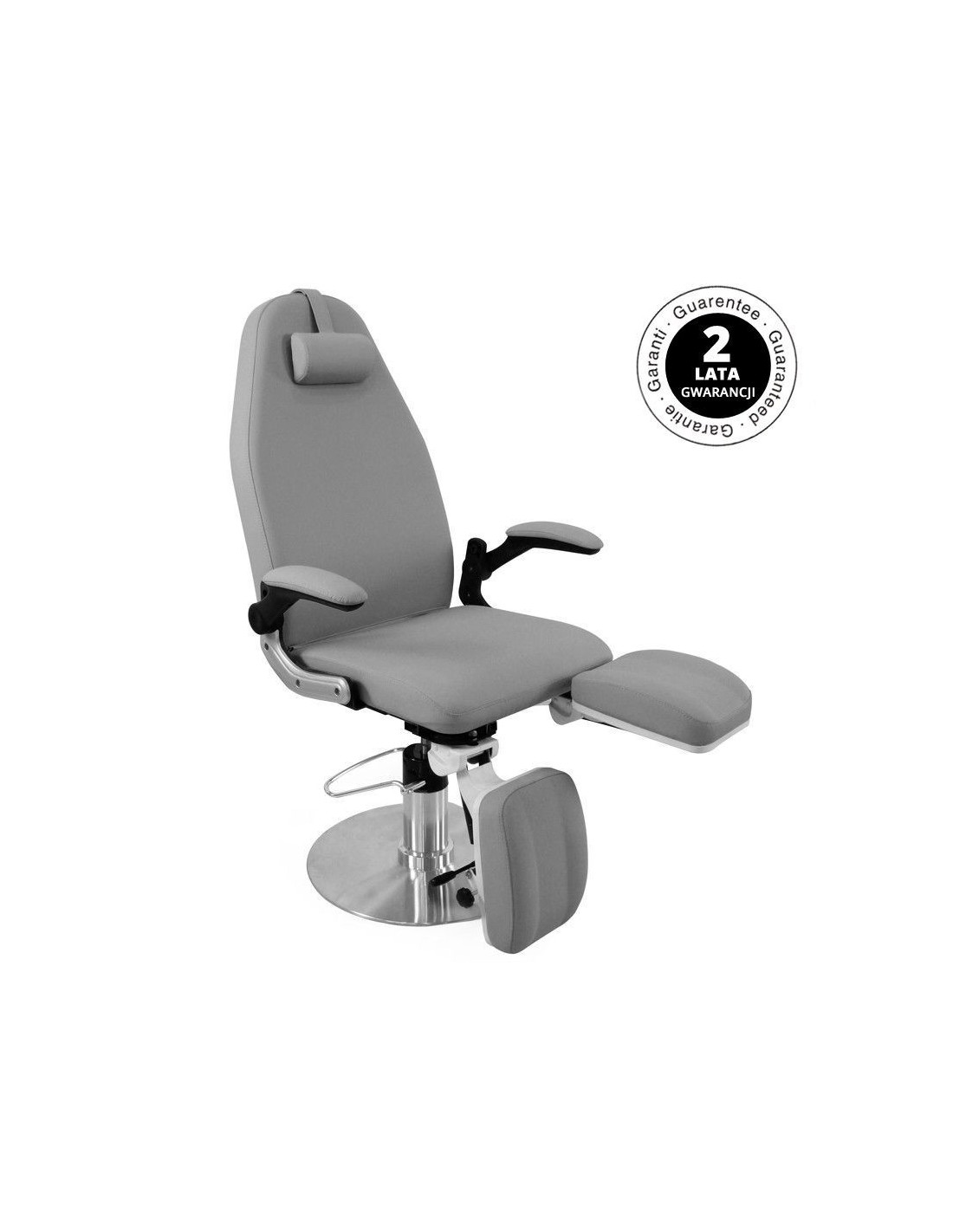 Podiatry Chairs 112604 AZZURRO 713A GREY HYDRAULIC PODIATRY CHAIR