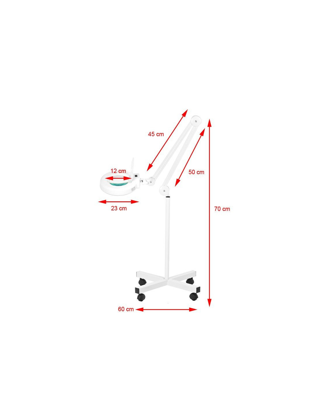 Lupa led s4 lamp + statief 