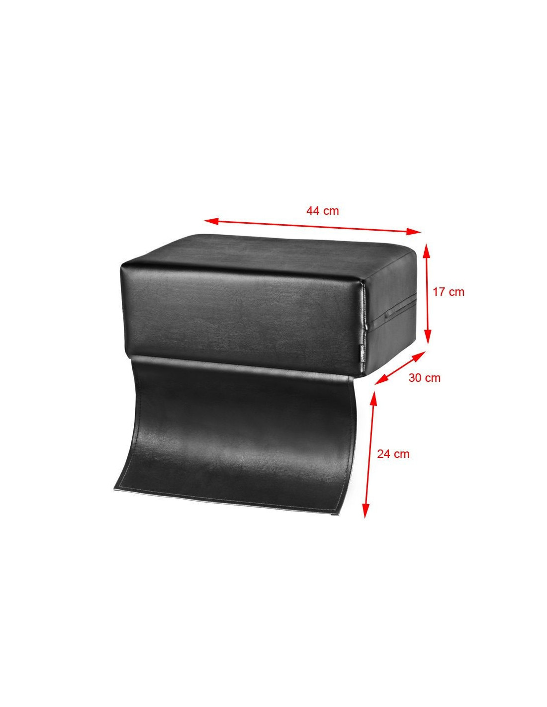 Black hairdressing child seat