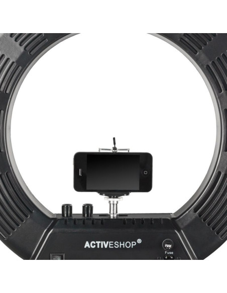 Professionelles Ringlicht 119781 18" 48W schwarzes LED-Ringlicht + Stativ