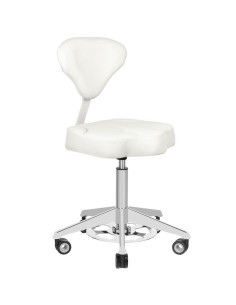 Tabouret cosmetique azzurro 156f bump-up blanc