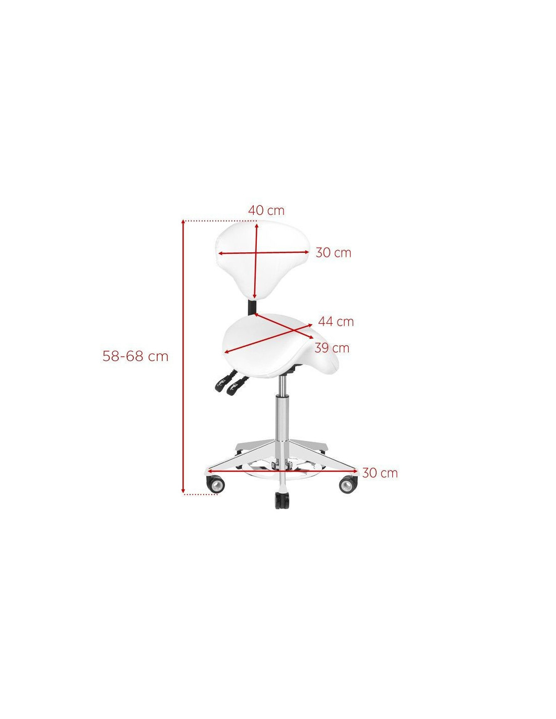 Associate Article  122308 TABORET KOSMETYCZNY AZZURRO 037F BUMP-UP BIAŁY
