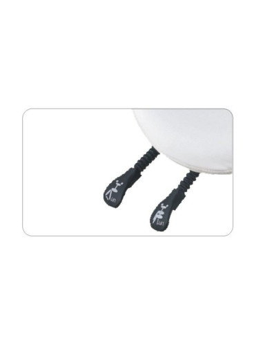 Associate Article  122308 TABOURET COSMETIQUE AZZURRO 037F BUMP-UP BLANC