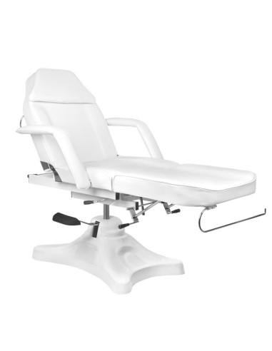 Table de Massage 122352 FAUTEUIL D'ESTHÉTIQUE HYDRAULIQUE BLANC 234D