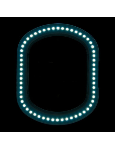 LUPA ELEGANTE 6028 LAMPE 60 LED SMD 5D AVEC SUPPORT RÉGLEMENTAIRE INTENSITÉ LUMINEUSE 