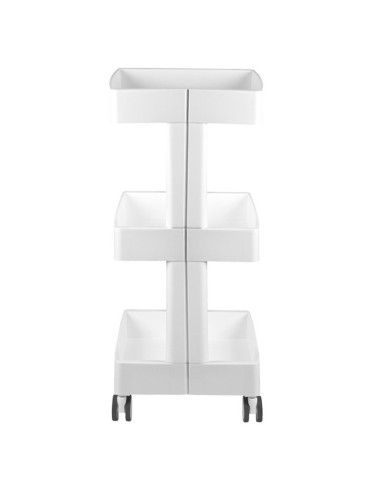 Trolley per cosmetici 084 bianco 
