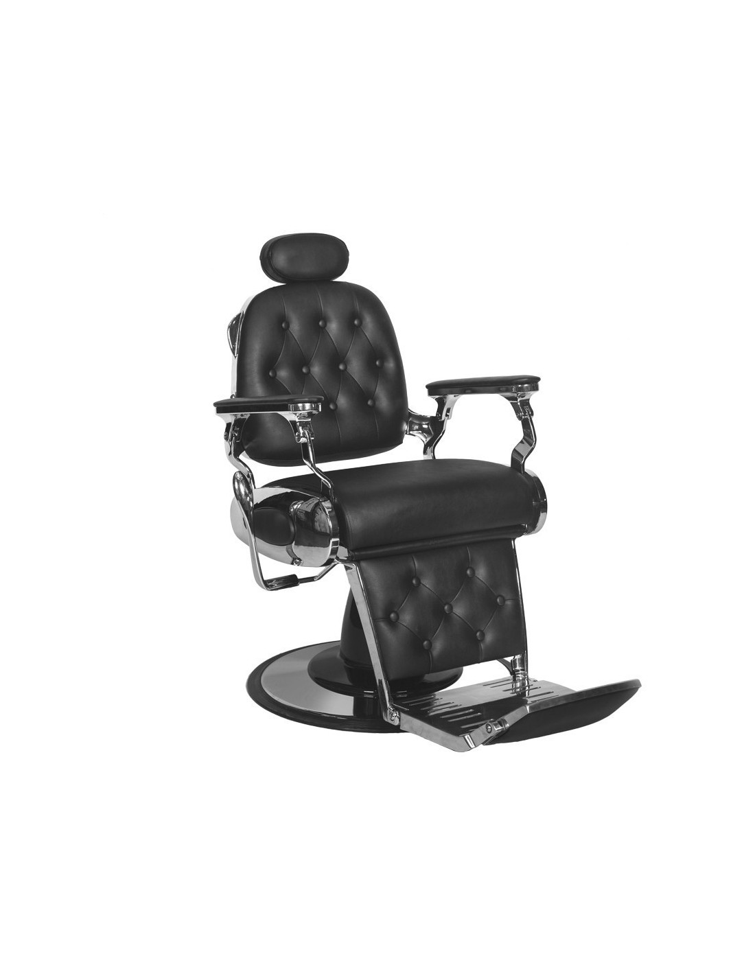 Optimized Product Name: Francesco Barber chair – Black & Grey 