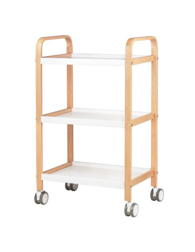 Tavolo cosmetico hs09 legno - bianco 