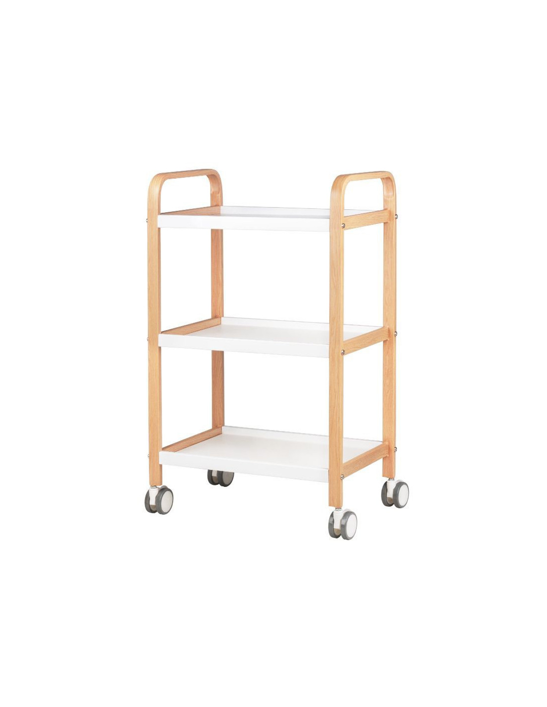 Tavolo cosmetico hs09 legno - bianco 